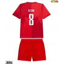 Canada Ismael Kone #8 Replica Home Minikit World Cup 2026 Short Sleeve (+ pants)